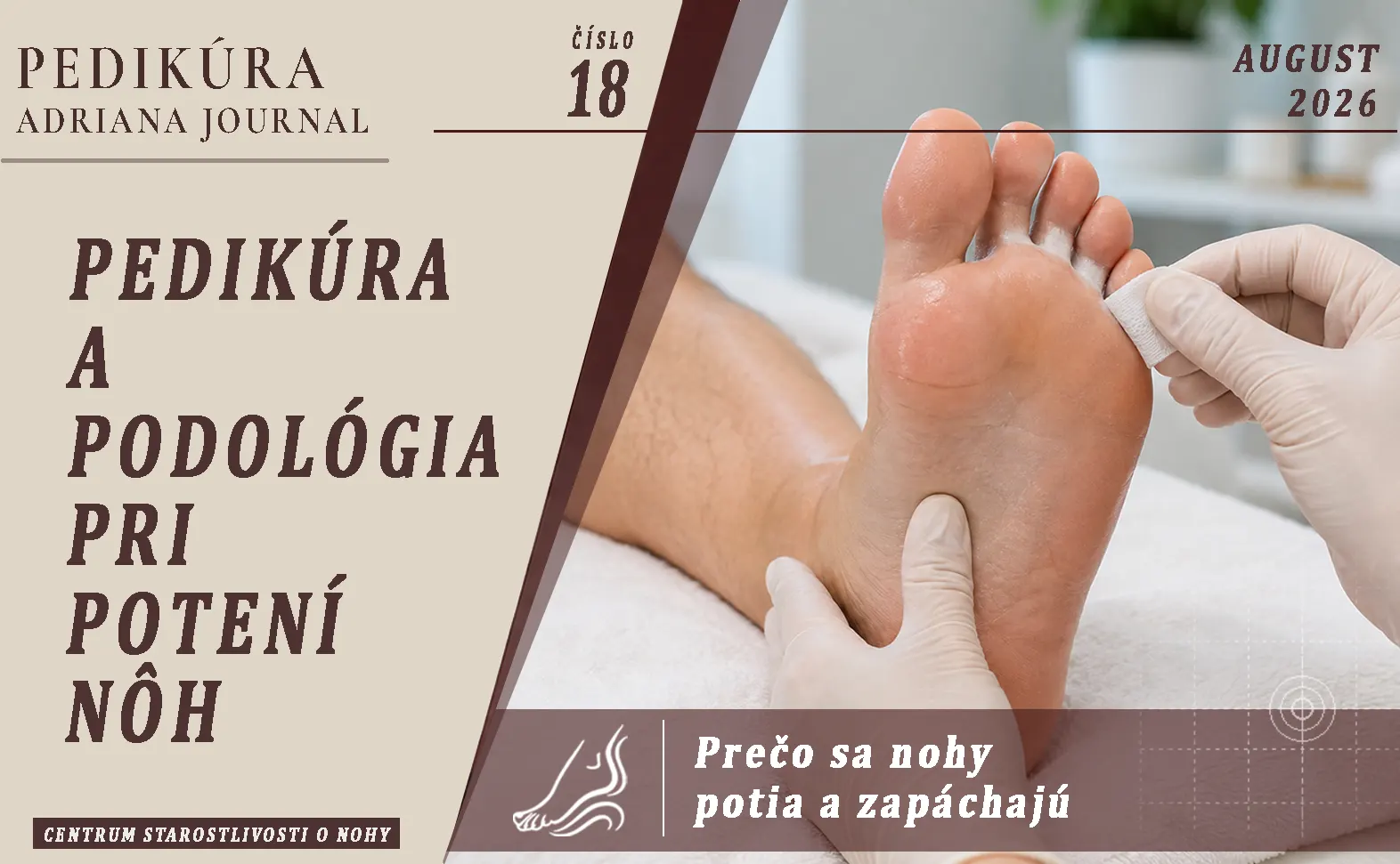 Pedikúra a podológia pri potení nôh